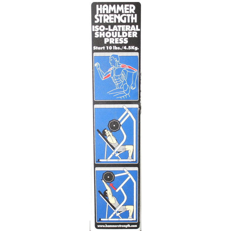 Hammer Strength ILSP Iso Lateral Shoulder Press Независимый жим от плеч